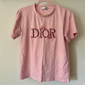 Christian Dior Light Pink Logo Tee